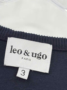 Leo & Ugo Navy Size 10/12 Short Sleeve Sweater | True Fashionistas.