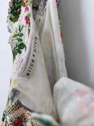 Pre-Owned Alice + Olivia White Size 4 Floral Short Short Sleeve Dress | True Fashionistas.