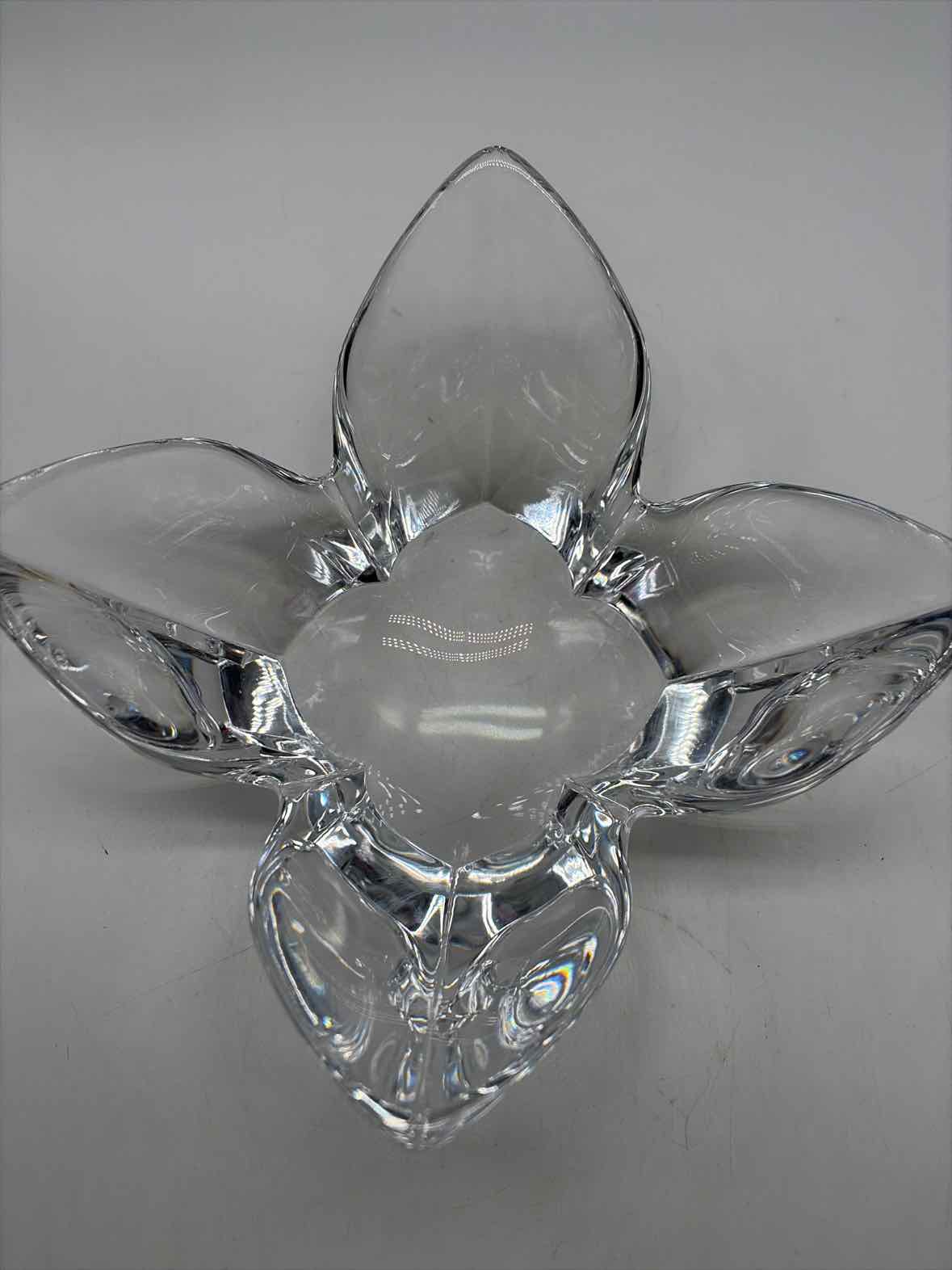 Orrefors Sweden Flower Glass Bowl | True Fashionistas.