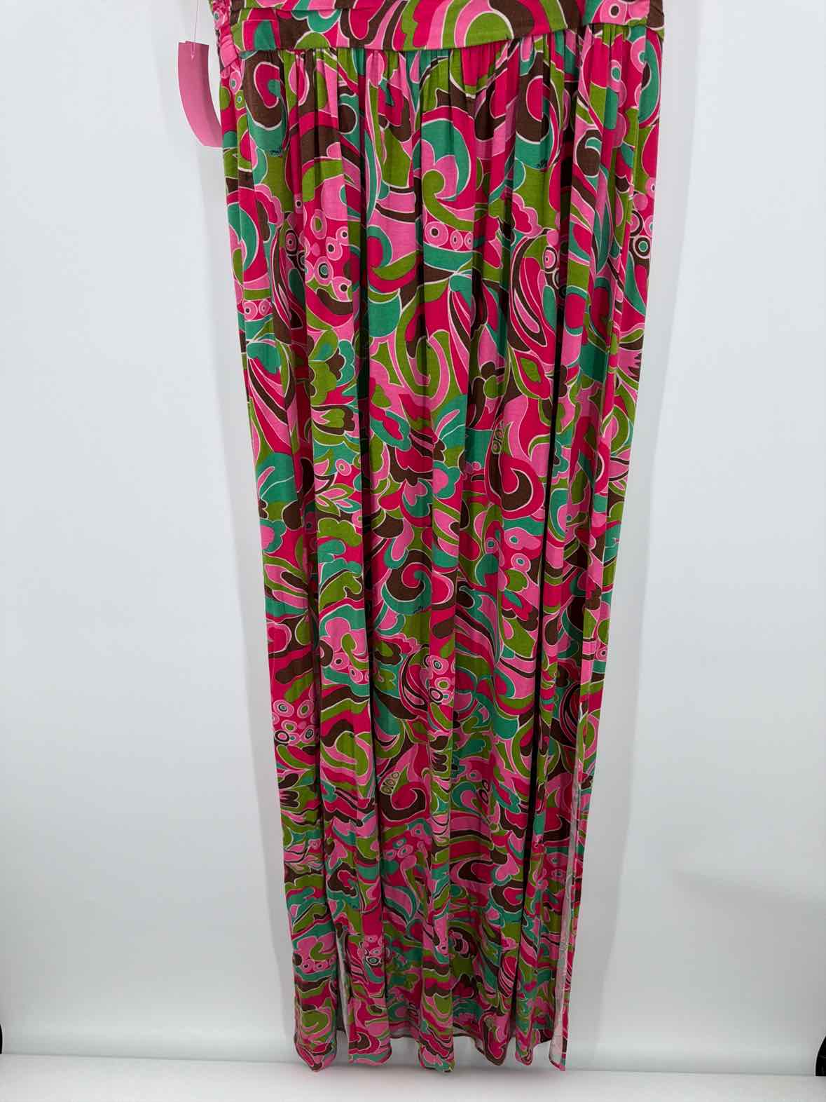 Pre-Owned Milly Pink Size Medium Long Sleeveless Dress | True Fashionistas.