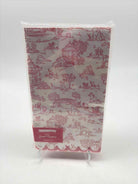 Pink Toile Paper Guest Napkins | True Fashionistas.