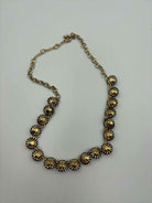 J Crew Gold Statement Necklace | True Fashionistas.
