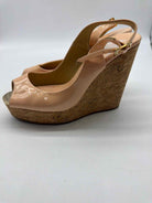 Pre-Owned Jimmy Choo Pink Size 35.5 Wedge Heels | True Fashionistas.