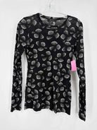 Pre-Owned Karen Kane Black Size Medium Mesh Blouse | True Fashionistas.