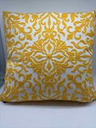 Home Accents Yellow And White Pillow | True Fashionistas.