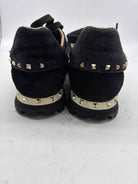 Pre-Owned Valentino Black Size 10 Fashion Sneaker Athletic Shoes | True Fashionistas.