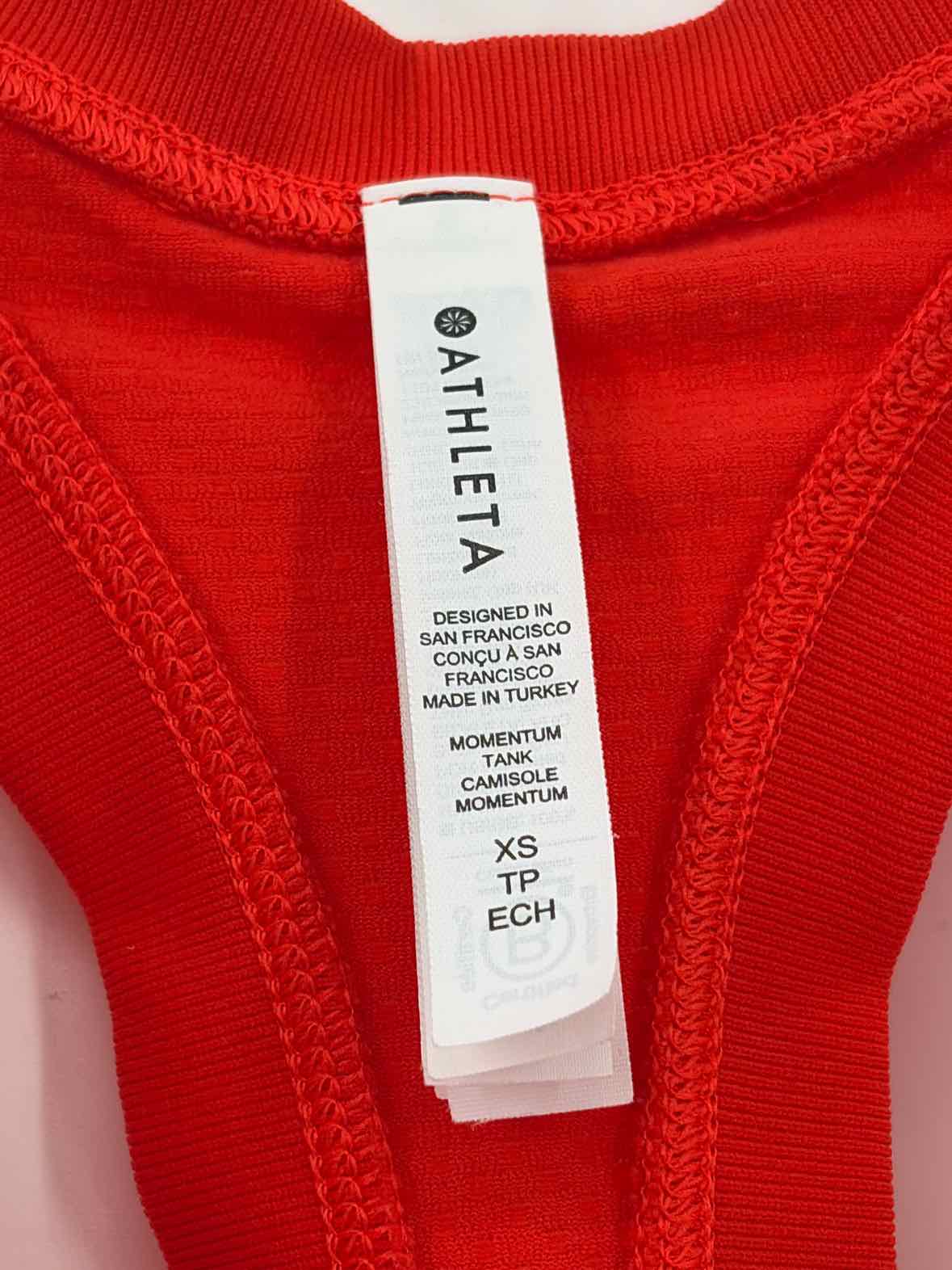 Athleta Orange Size XS Athletic Tank | True Fashionistas.