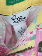 Pre-Owned Lilly Pulitzer Yellow Size 4 Vintage Printed Pants | True Fashionistas.