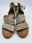 Pre-Owned Miz Mooz Tan Size 9 Strappy Sandals | True Fashionistas.