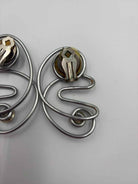 Jeff Lieb Silver clip Drop Earrings | True Fashionistas.