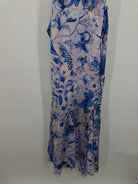 Pre-Owned Dress Forum Blue Size Small Long Sleeveless Dress | True Fashionistas.