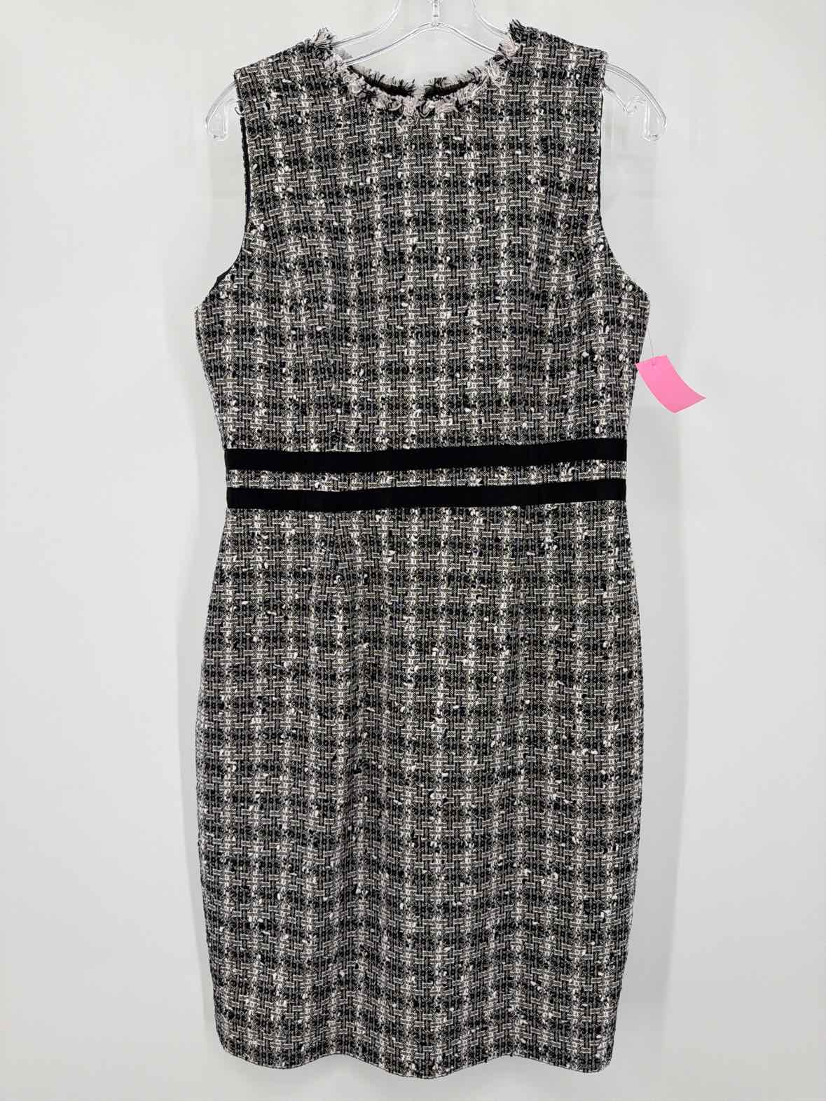 Pre-Owned Brooks Brothers Black Size 10 Boucle Short Sleeveless Dress | True Fashionistas.