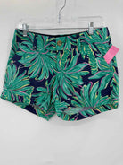 Pre-Owned Lilly Pulitzer Green Size 2 Callahan Printed Shorts | True Fashionistas.
