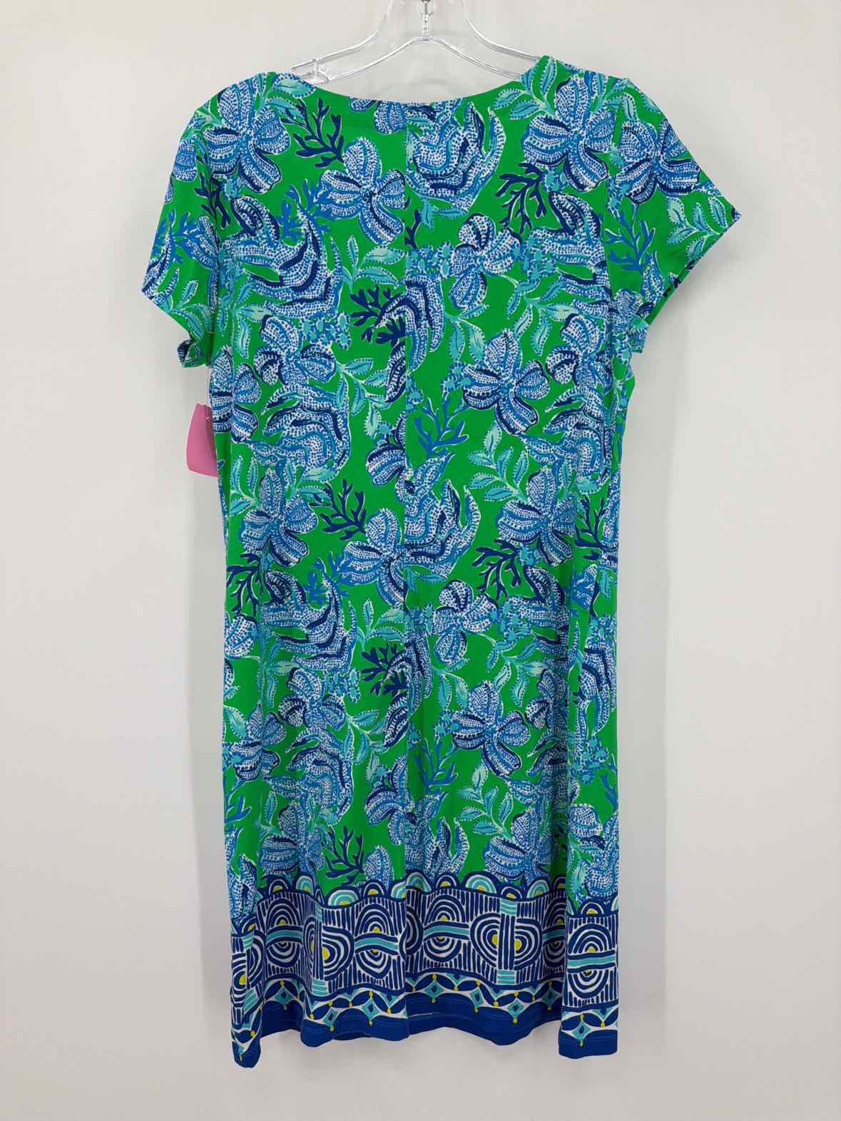 Pre-Owned Lilly Pulitzer Green Size Medium Short Short Sleeve Dress | True Fashionistas.