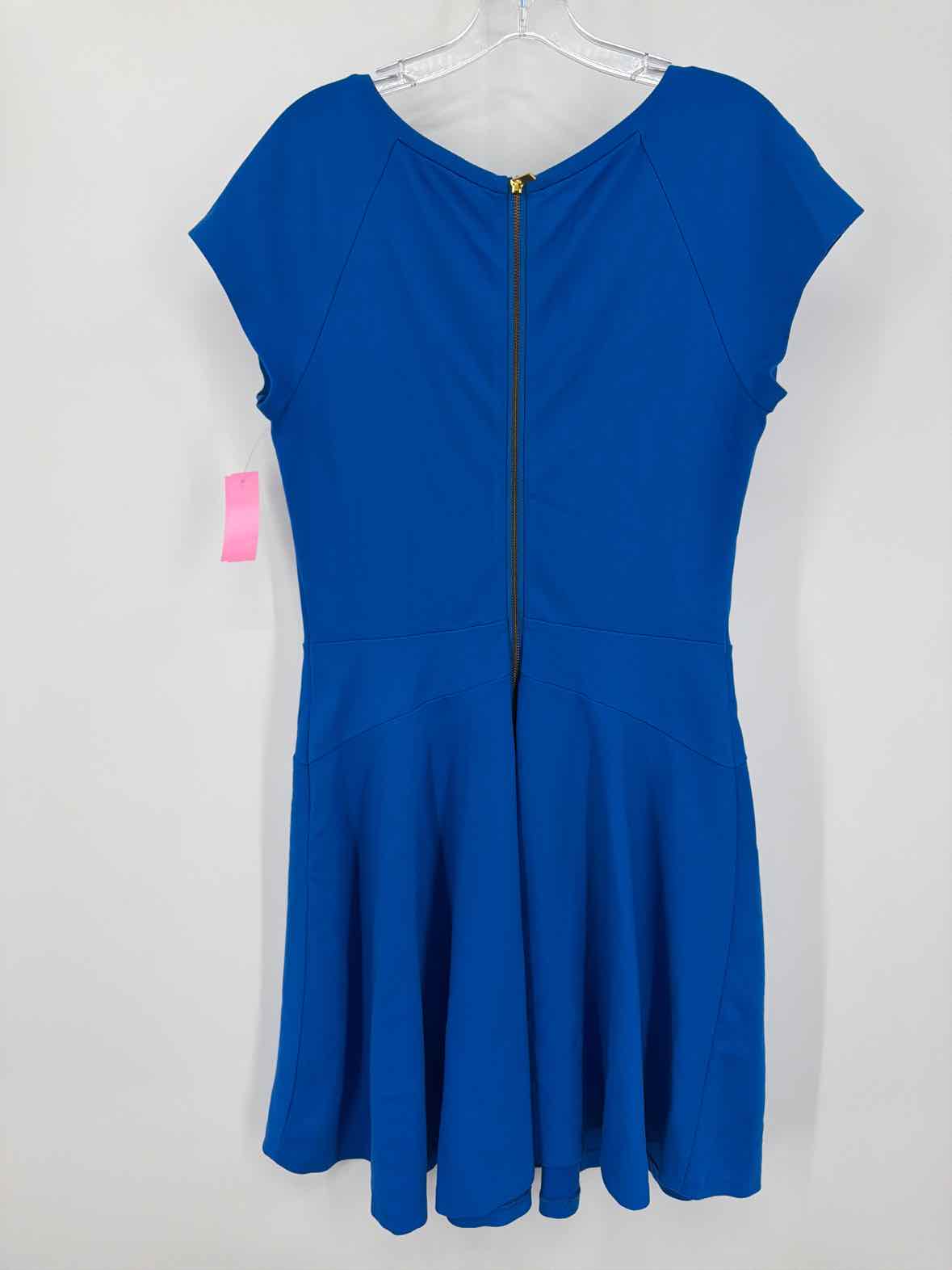 Pre-Owned Diane Von Furstenberg Blue Size 14 Short Short Sleeve Dress | True Fashionistas.