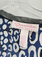 Pre-Owned Oscar de la Renta Pink Label Blue Size Small Robe | True Fashionistas.
