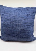 Navy Velvet & Linen Pillow | True Fashionistas.