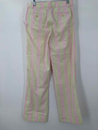 Pre-Owned Lilly Pulitzer Pink Size 6 Seersucker Printed Pants | True Fashionistas.