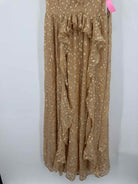 Pre-Owned Marie Oliver Gold Size 0 Long Sleeveless Dress | True Fashionistas.