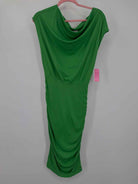 Pre-Owned Versace Collection Green Size 42/8 Short Sleeveless Dress | True Fashionistas.