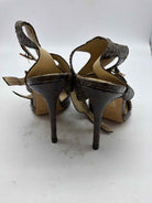 Pre-Owned Jimmy Choo Brown Size 7 Strappy Heels | True Fashionistas.