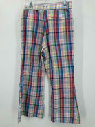 Pre-Owned Zimmermann Blue Size 2 Plaid Dress Pants | True Fashionistas.