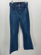 Pre-Owned Veronica Beard Blue Size 28 High Rise Ankle Flare Jeans | True Fashionistas.