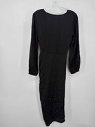 Pre-Owned Amanda Uprichard Black Size Small Long Long Sleeve Dress | True Fashionistas.
