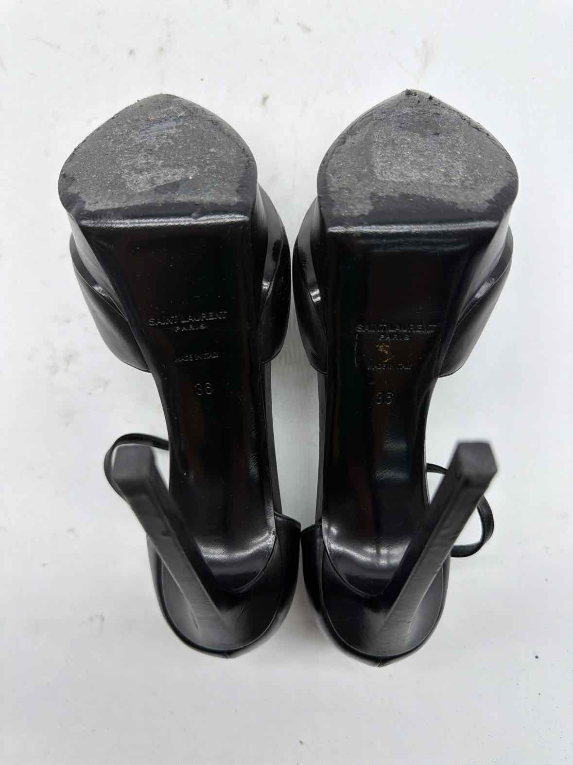 Pre-Owned Saint Laurent Black Size 6 Stiletto Heels | True Fashionistas.