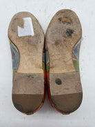 Pre-Owned Chanel Gold Size 5.5 Lurex Loafer Flats | True Fashionistas.