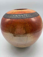 Orange Raku Pot | True Fashionistas.