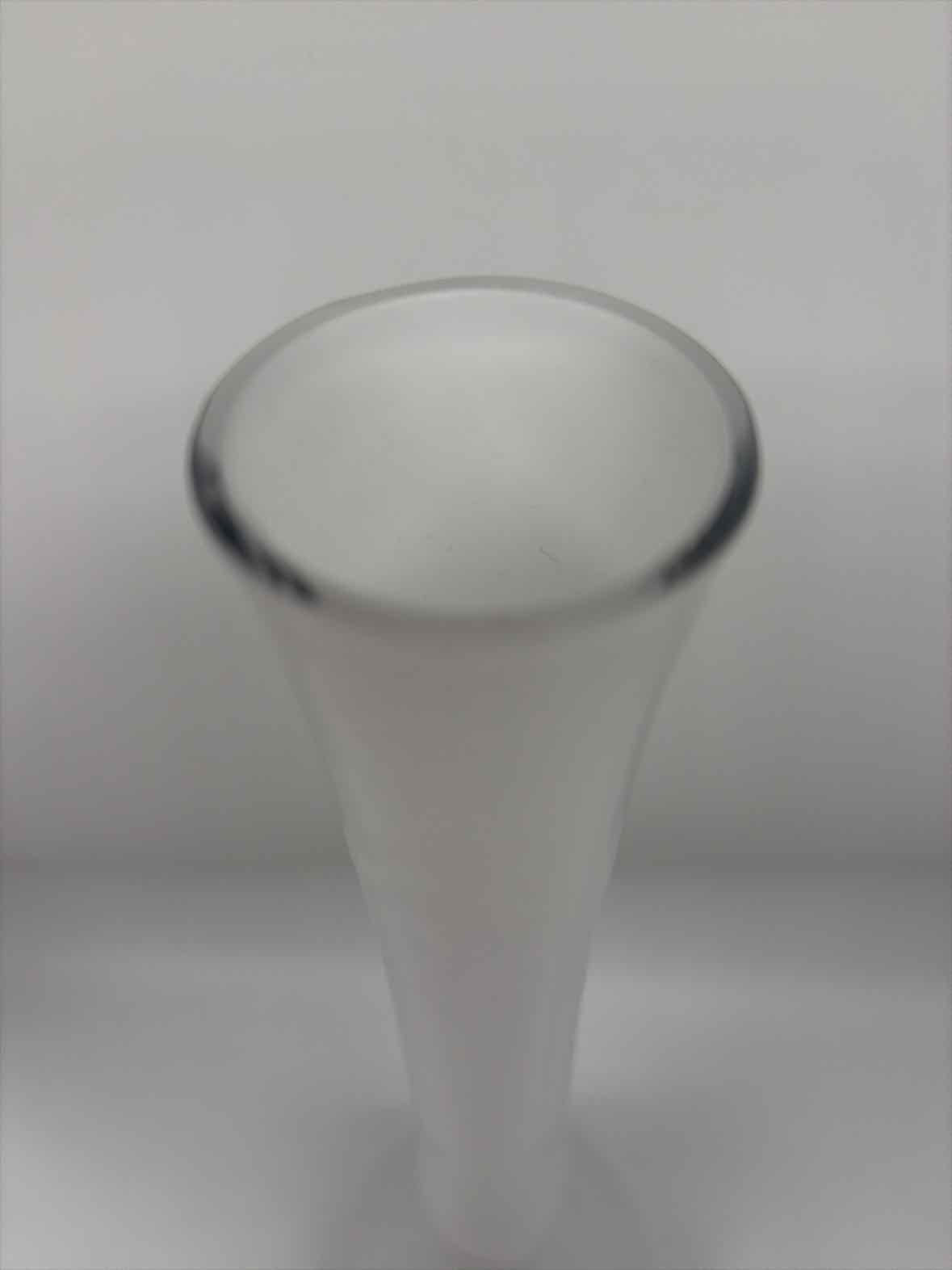 White Glass Bud Vase | True Fashionistas.