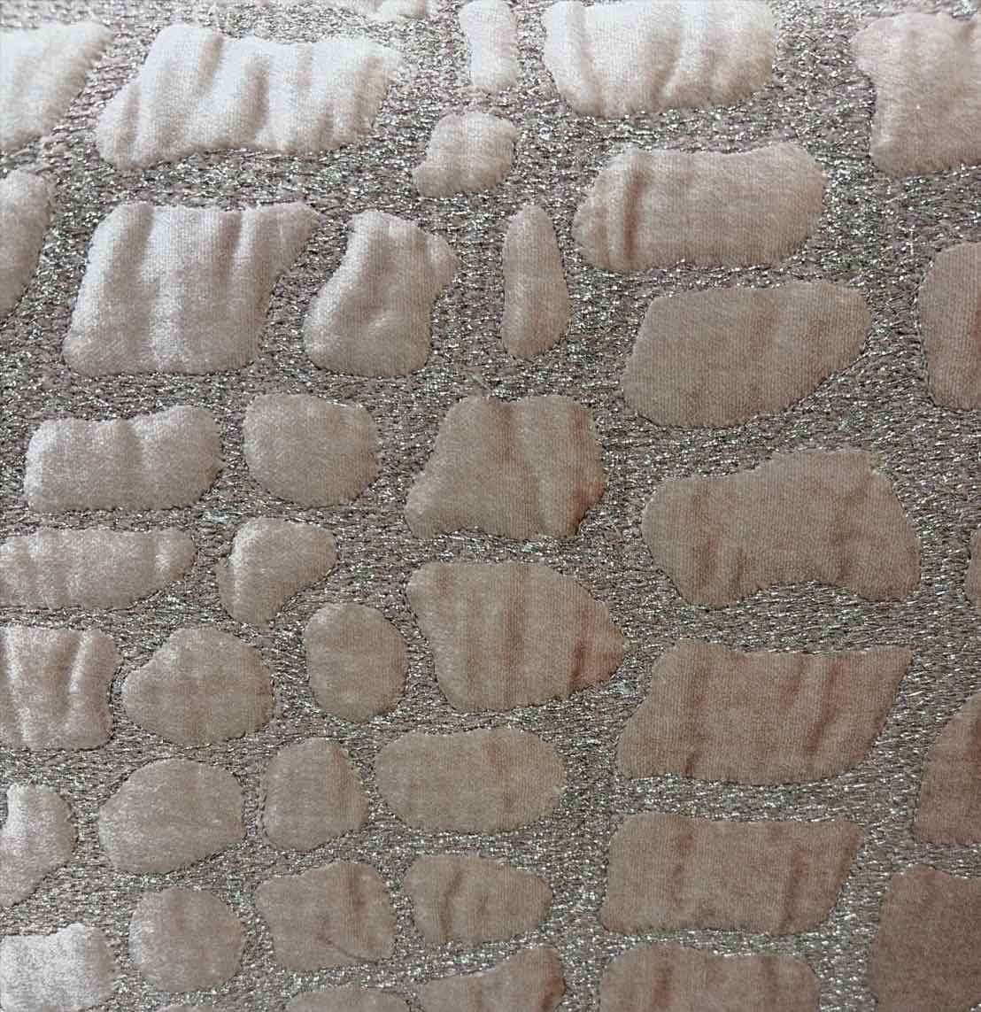 Z Gallery Pink Metalic Leopard Print Fabric Pillow | True Fashionistas.