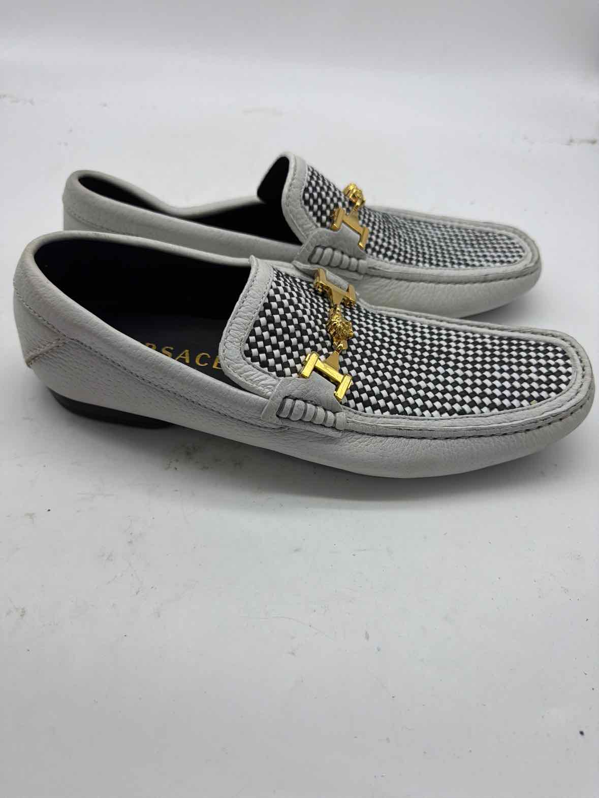 Pre-Owned Versace White 9 Slip On Men's Slip On | True Fashionistas.