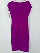 Pre-Owned Safiyaa Purple Size 8 Short Short Sleeve Dress | True Fashionistas.
