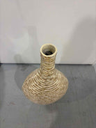 Cream Capiz Vase | True Fashionistas.