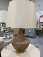 Rattan Look Outdoor Lamp | True Fashionistas.