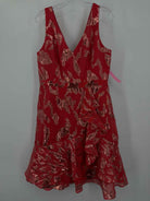 Pre-Owned Marchesa Notte Red Size 10 Cocktail Short Evening Gown | True Fashionistas.