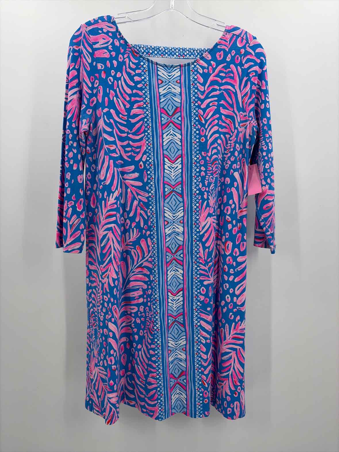 Lilly Pulitzer Blue Size Medium Knee Length Long Sleeve Dress | True Fashionistas.