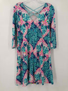 Pre-Owned Lilly Pulitzer Blue Size XS Short Long Sleeve Dress | True Fashionistas.