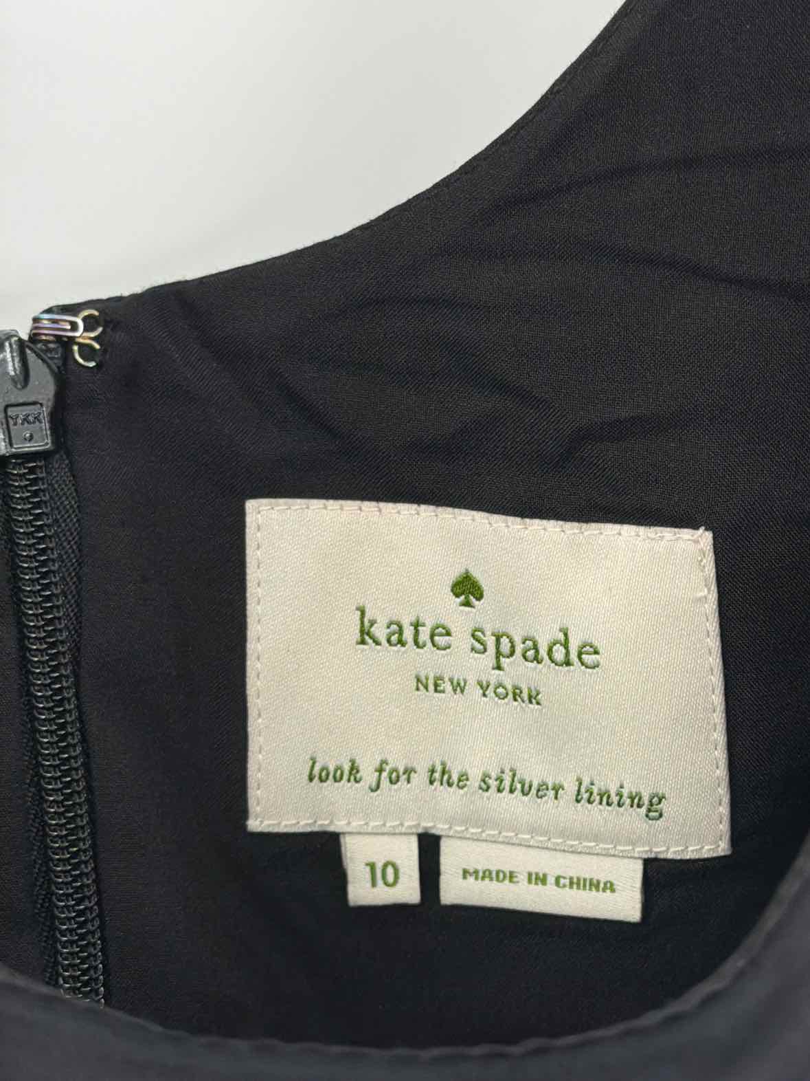 Pre-Owned Kate Spade Black Size 10 Short Sleeveless Dress | True Fashionistas.