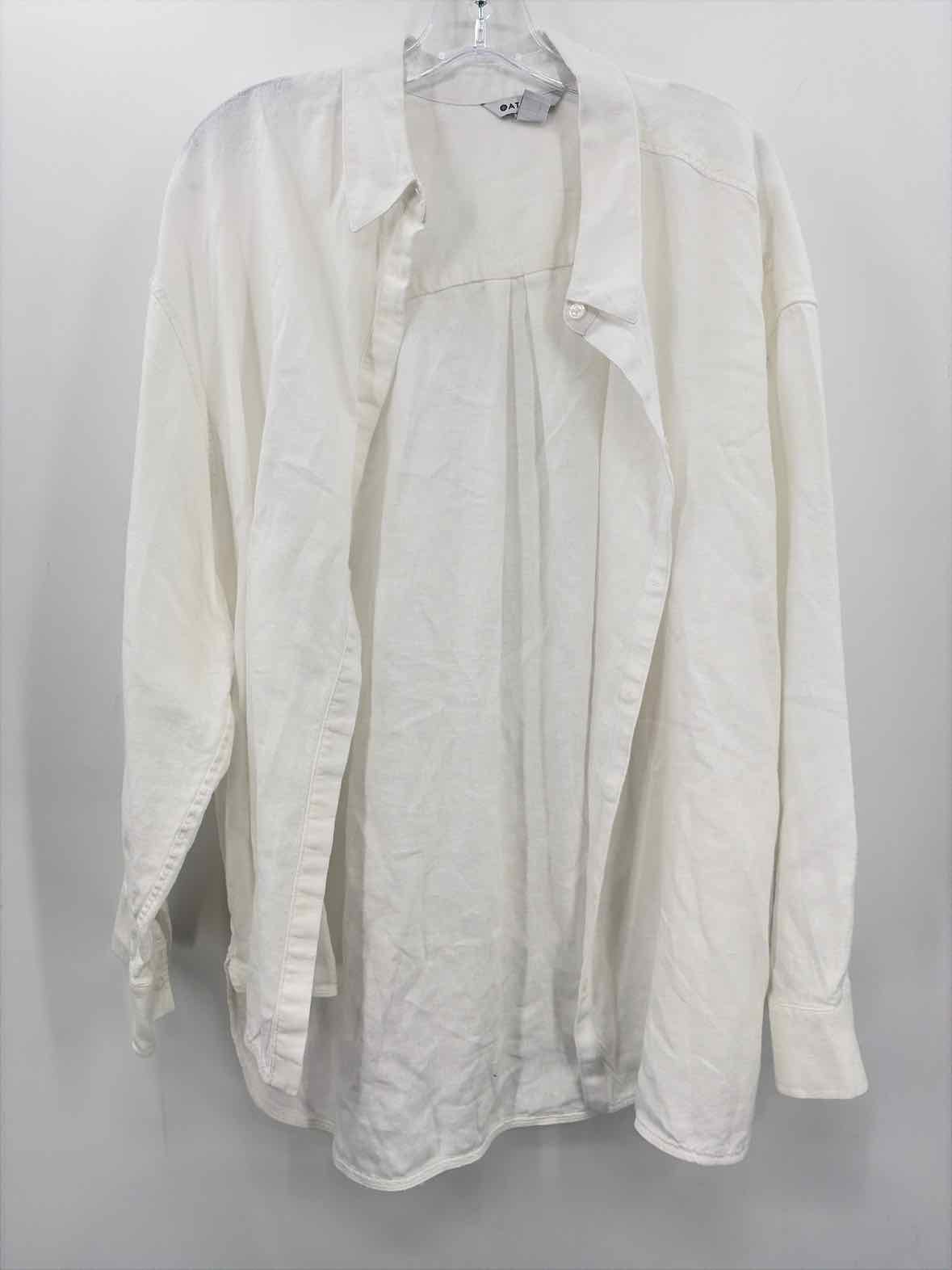 Athleta White Size 2X Button Down | True Fashionistas.