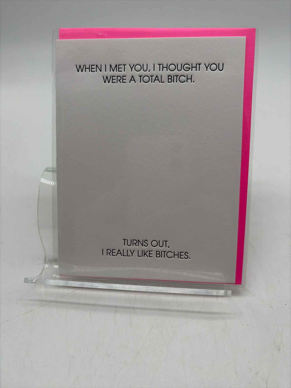 When I Met You Greeting Card | True Fashionistas.