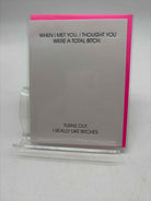 When I Met You Greeting Card | True Fashionistas.