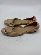 Pre-Owned Roger Vivier Pink Size 8 Patent Leather D'orsay Flats | True Fashionistas.