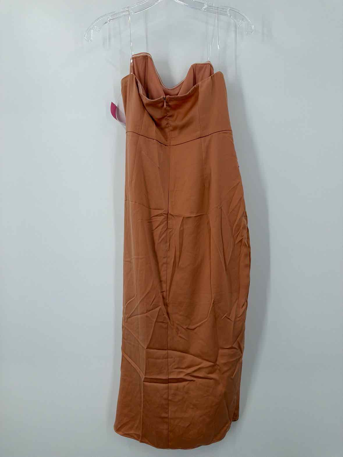 Pre-Owned Do + Be Tan Size Medium Short Strapless Dress | True Fashionistas.
