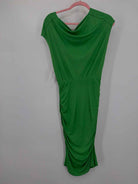 Pre-Owned Versace Collection Green Size 42/8 Short Sleeveless Dress | True Fashionistas.