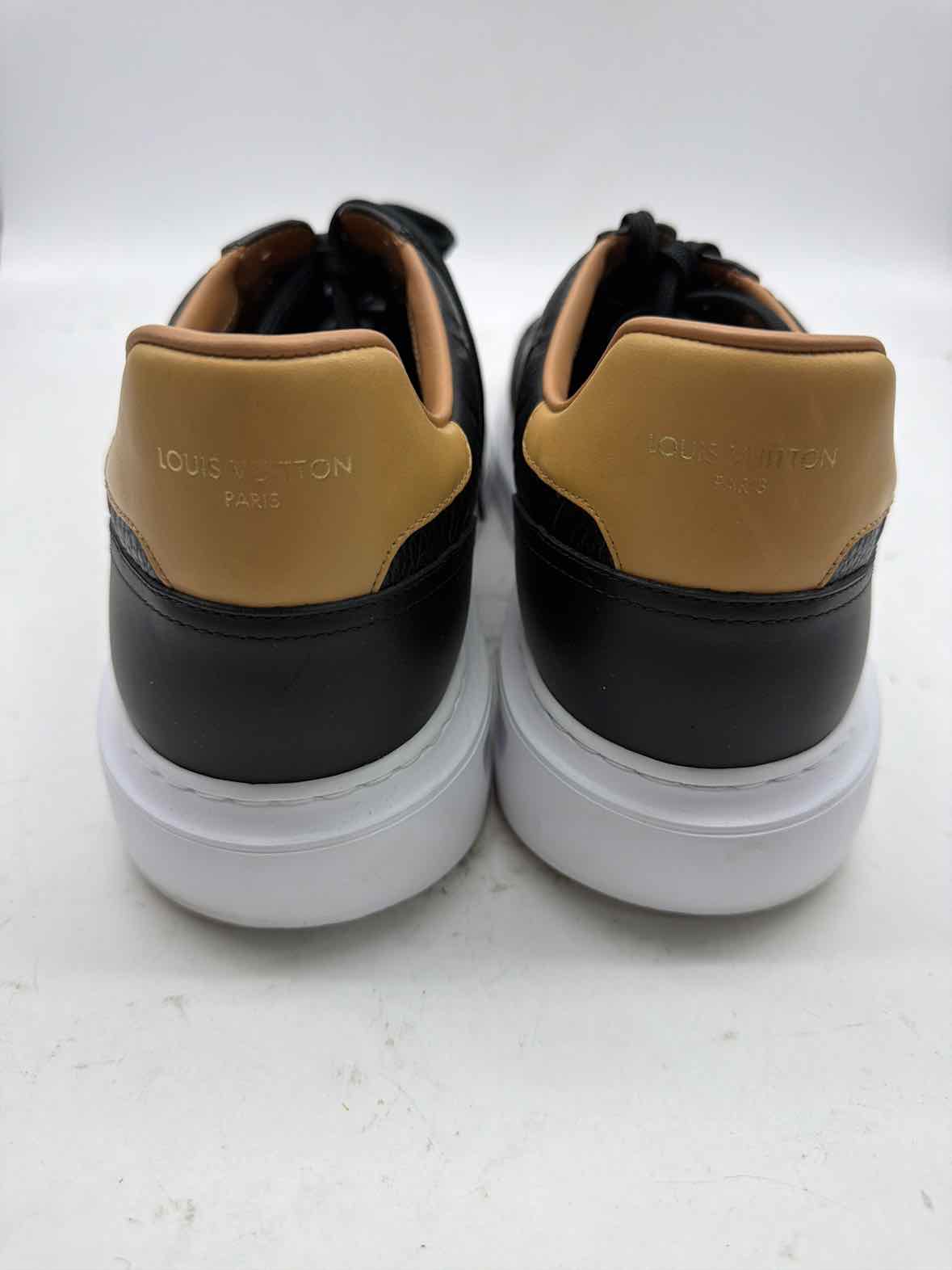 Pre-Owned Louis Vuitton Black 10 Beverly Hills Sneaker Men's Sneakers | True Fashionistas.