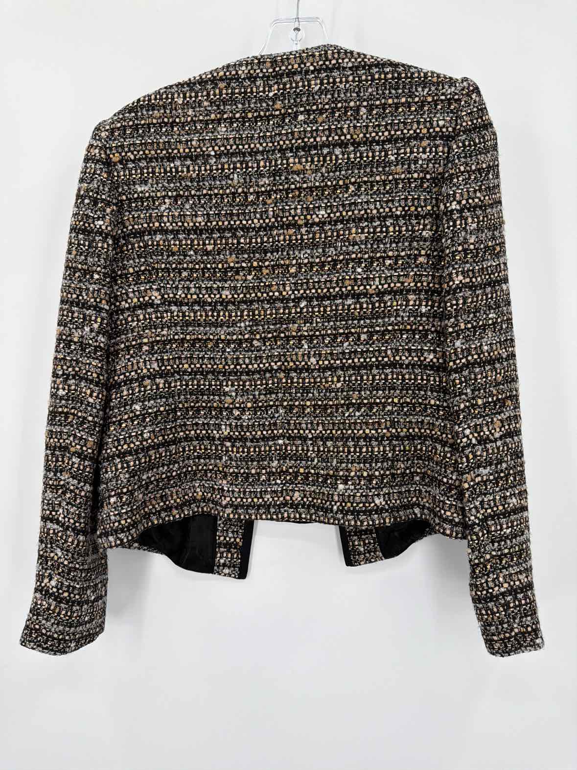 Pre-Owned Brooks Brothers Black Size 10 Boucle Blazer | True Fashionistas.