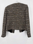 Pre-Owned Brooks Brothers Black Size 10 Boucle Blazer | True Fashionistas.